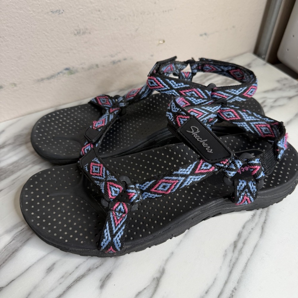 Skechers Sandals Reggae Redemption Outdoor Lifestyle Outdoors Boho SZ 8 Womens